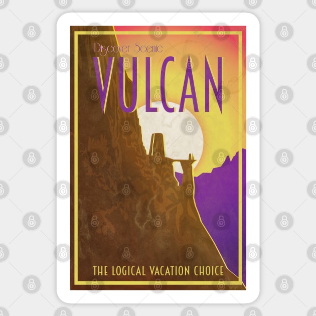 Discover Scenic Vulcan Sticker by aparttimeturtle